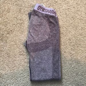 Purple Gym Shark Leggings M